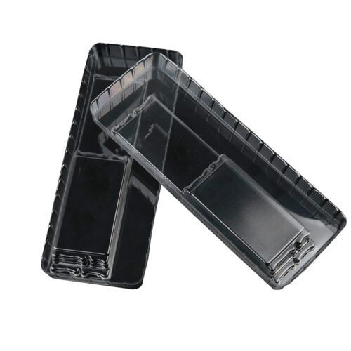 Black PET Thermoformed Tray for Retail Accessory Packaging