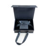 Black Rigid Jewelry Gift Bag Box with Ribbon Handle and Bow1 Black Rigid Jewelry Gift Bag Box with Ribbon Handle and Bow