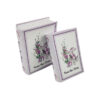 Book-Style Wedding Invitation Gift Box with Printed Cover