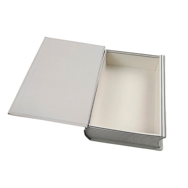 Book-Style Wedding Invitation Gift Box with Printed Cover