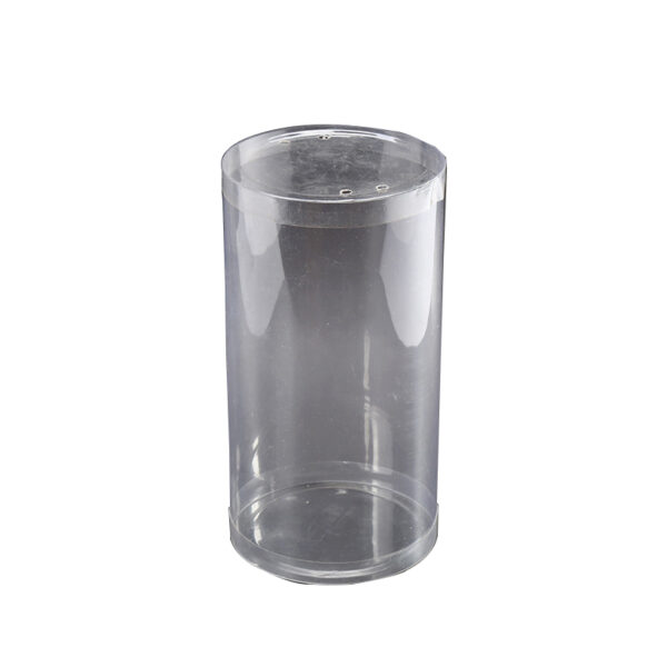 Clear PET Cylinder Tube Packaging for OEM Retail Gift Sets