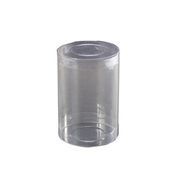 Clear PET Cylinder Tube Packaging for OEM Retail Gift Sets