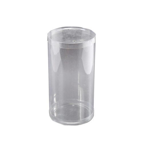 Clear PET Cylinder Tube Packaging for OEM Retail Gift Sets