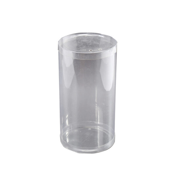 Clear PET Cylinder Tube Packaging for OEM Retail Gift Sets
