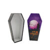 Coffin-Shaped Halloween Candy Gift Box with Printed Lid