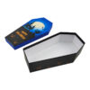 Coffin-Shaped Halloween Candy Gift Box with Printed Lid