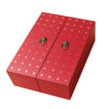 Double-Door Lunar New Year Rigid Gift Box with Ring Pulls