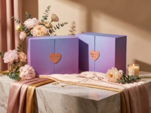 Empty Two-Side Open Rigid Boxes for Luxury Gift Packaging