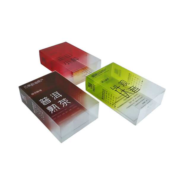 Gradient Printed PET Folding Box for Premium Tea Gift Packs