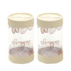 Luxury Clear PET Window Paper Tube for Candy Gift Packs