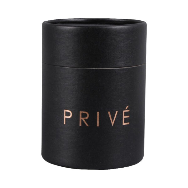 Luxury Foil Logo Candle Rigid Tube Packaging Box Wholesale