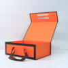 Luxury Foldable Magnetic Apparel Box with Ribbon Handle Luxury Foldable Magnetic Apparel Box with Ribbon Handle