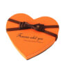 Luxury Heart-Shaped Rigid Gift Box with Satin Ribbon Bow