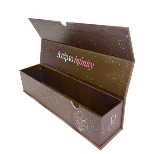 Metallic Magnetic Mushroom Wellness Rigid Packaging Box