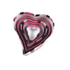Nested Heart-Shaped Candy Gift Boxes with Glitter Lids Set4 Nested Heart-Shaped Candy Gift Boxes with Glitter Lids Set