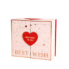Premium Double-Door Rigid Gift Box with Heart Clasp Lid