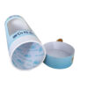 Printed Baby Socks Rigid Tube Box with Window and Ribbon