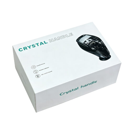 Printed Two-Piece Rigid Crystal Handle Box with Foam Insert
