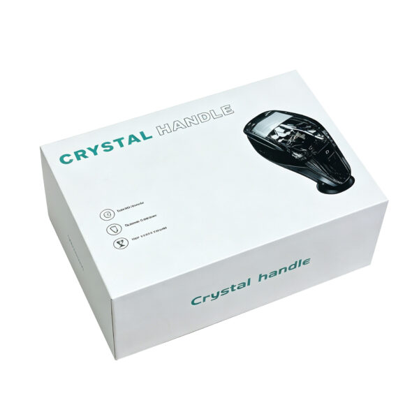 Printed Two-Piece Rigid Crystal Handle Box with Foam Insert