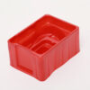 Red Thermoformed PET Tray Insert for Retail Accessory Packs