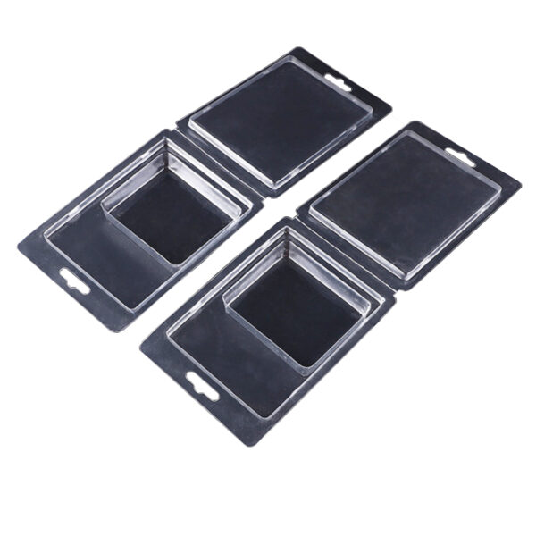 Retail-Ready Clear PET Clamshell Blister Pack with Hang Hole