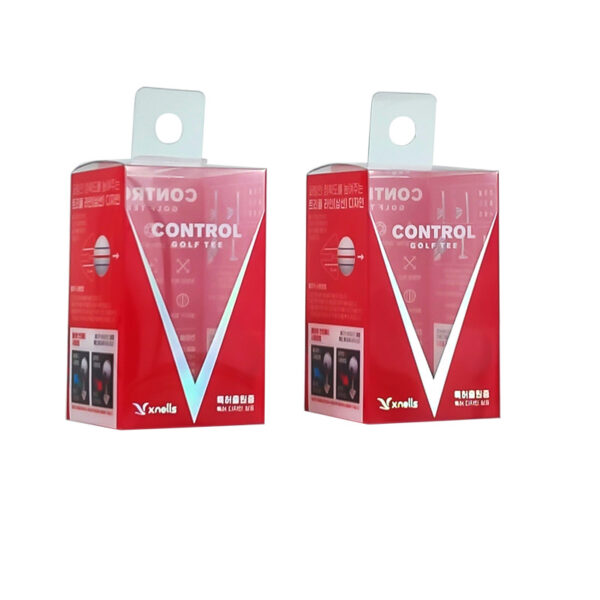 Retail-Ready PET Hanging Display Box for Golf Tee Packs
