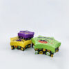 Two-Piece Spider Web Halloween Candy Box with Printed Lid