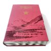 Luxury Red Book-Style Rigid Gift Box with Gold Interior