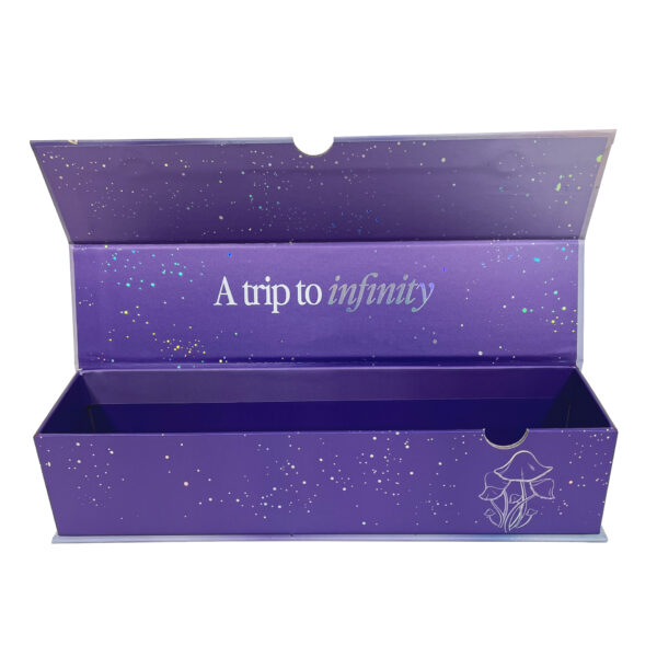 Printed Magnetic Mushroom Wellness Rigid Gift Packaging Box