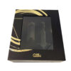 Luxury Black Window Rigid Packaging Box with Foam Insert