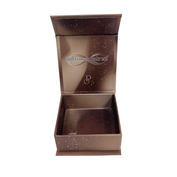 Printed Magnetic Dark Chocolate Rigid Gift Packaging Box