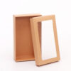 Two-Piece Kraft Window Gift Packaging Box for Retail Use