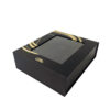 Luxury Black Window Rigid Packaging Box with Foam Insert