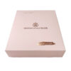 Blush Two-Piece Rigid Apparel Gift Box with Foil Logo Print