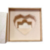 Champagne Two-Piece Jewelry Gift Box with Custom Insert