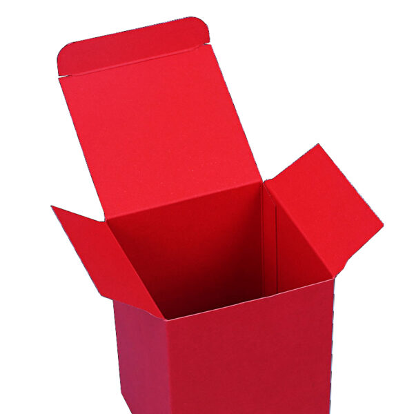 Colored Folding Paperboard Cube Packaging Box Wholesale