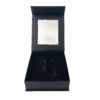 Luxury Black Window Rigid Packaging Box with Foam Insert