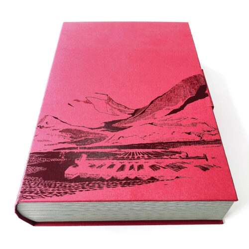 Luxury Red Book-Style Rigid Gift Box with Gold Interior Luxury Red Book-Style Rigid Gift Box with Gold Interior