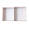 Blush Two-Piece Rigid Apparel Gift Box with Foil Logo Print