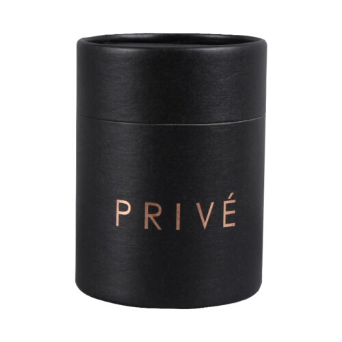Luxury Foil Logo Candle Rigid Tube Packaging Box Wholesale