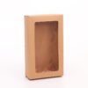 Two-Piece Kraft Window Gift Packaging Box for Retail Use