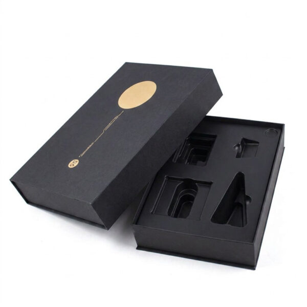 Luxury Rigid Electronics Packaging Box with Molded Insert