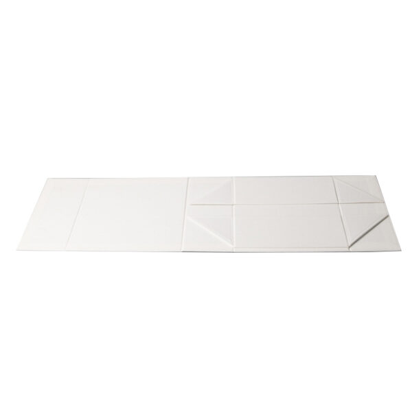 White Foldable Rigid Paperboard Retail Gift Packaging Box