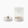 Clear Cylinder Display Box with Pull Tab Paperboard Lid