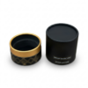 Black Gold Rigid Paper Tube Packaging for Organic Honey