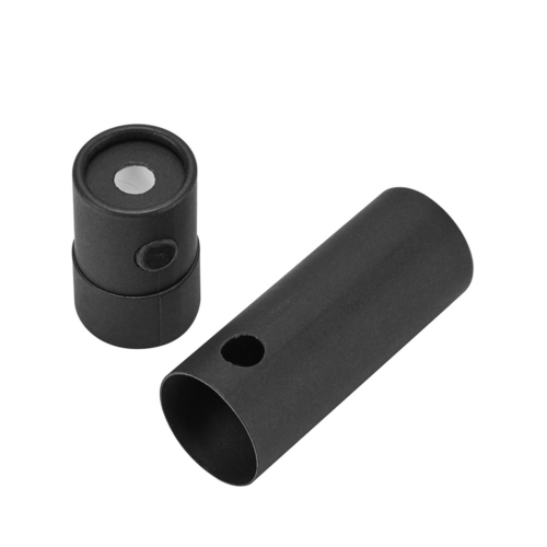 Child-Resistant Pre-Roll Paper Tube with Push Button Lock