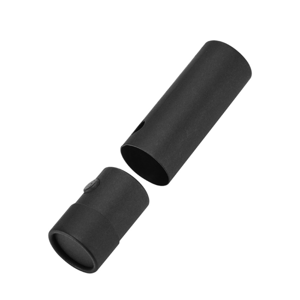Child-Resistant Pre-Roll Paper Tube with Push Button Lock