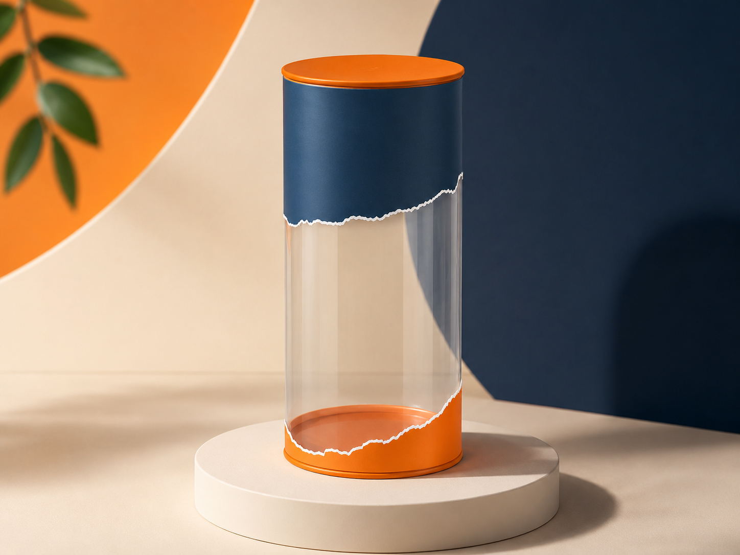 Clear Cylinder Box