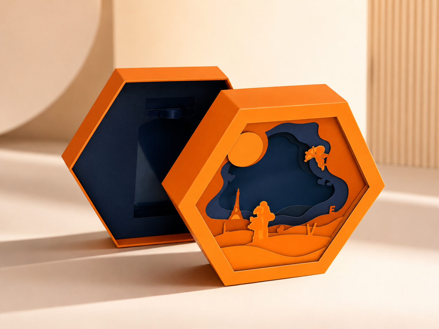 Hexagon Rigid Boxes
