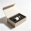 Hinged Lid Rigid Cosmetic Serum Box with Foam Insert